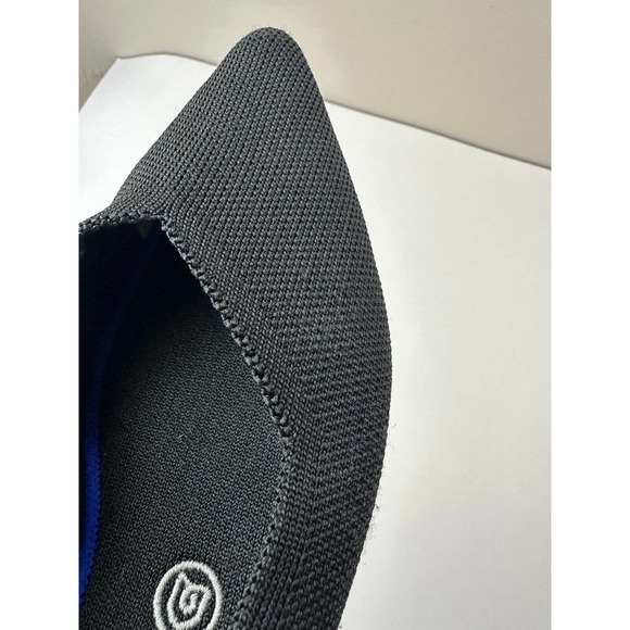 Rothy's The Point Black Solid Textile Ballet Flats Shoes Women's Size 9.5 - Picture 10 of 15